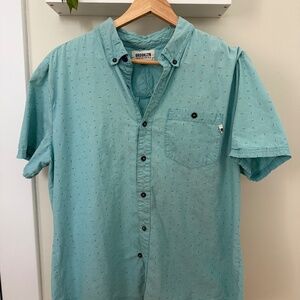 Brooklyn Industries Men's Teal Button Down Shirt XL